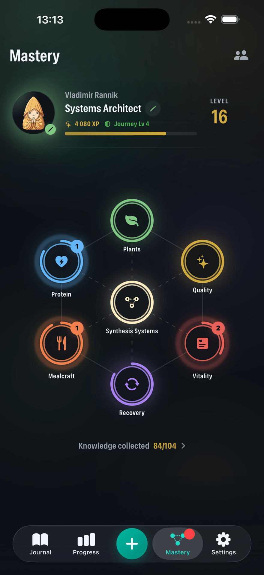Mastery map: skill paths for protein, plants, quality, recovery, and more